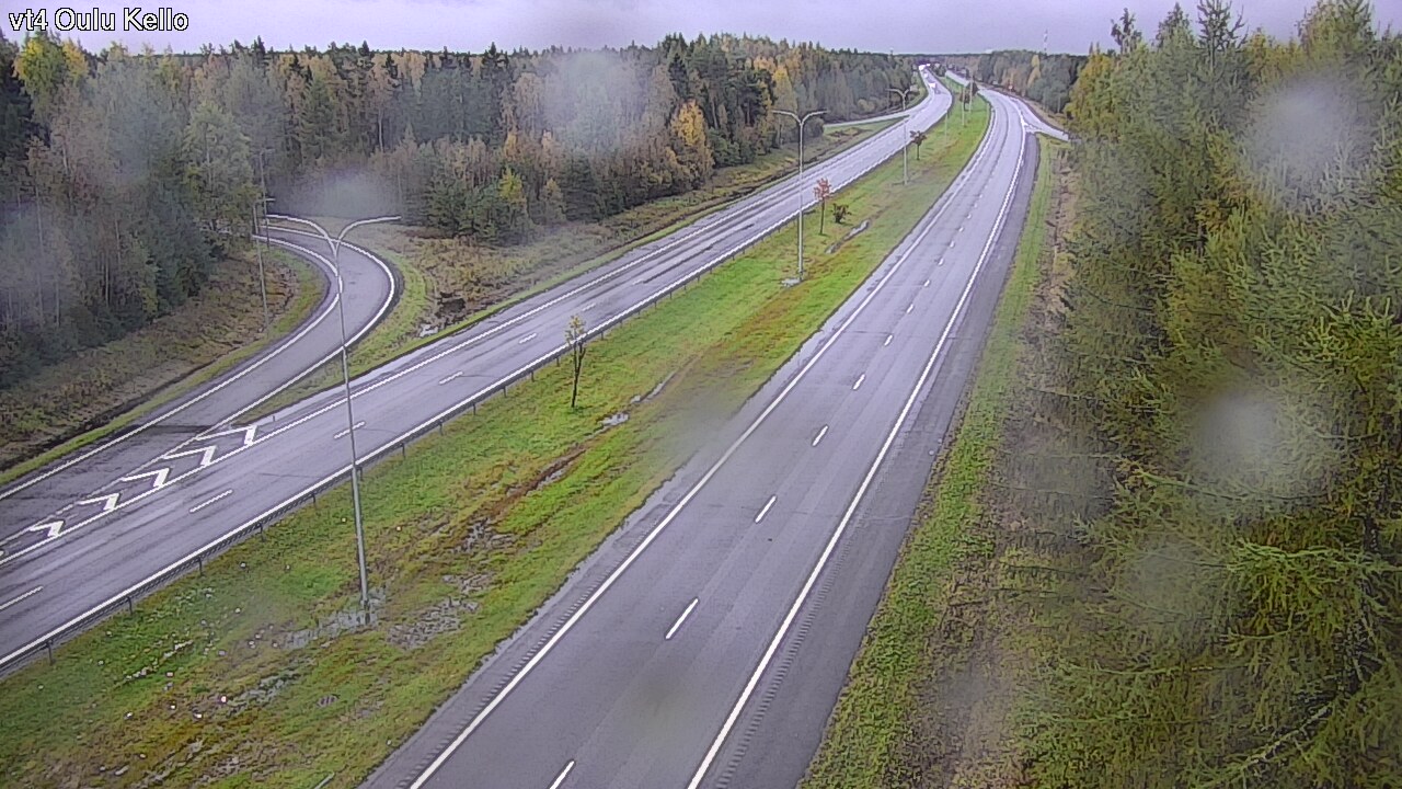 Weather Camera Image Road 4 Oulu, Kello, Oulu, Pohjois-Pohjanmaa