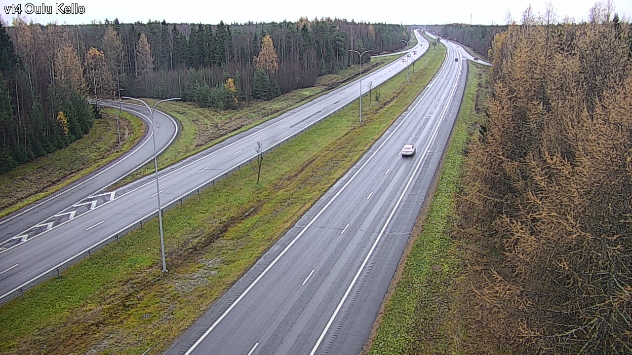 Weather Camera Image Väg 4 Uleåborg, Kello, Oulu, Pohjois-Pohjanmaa