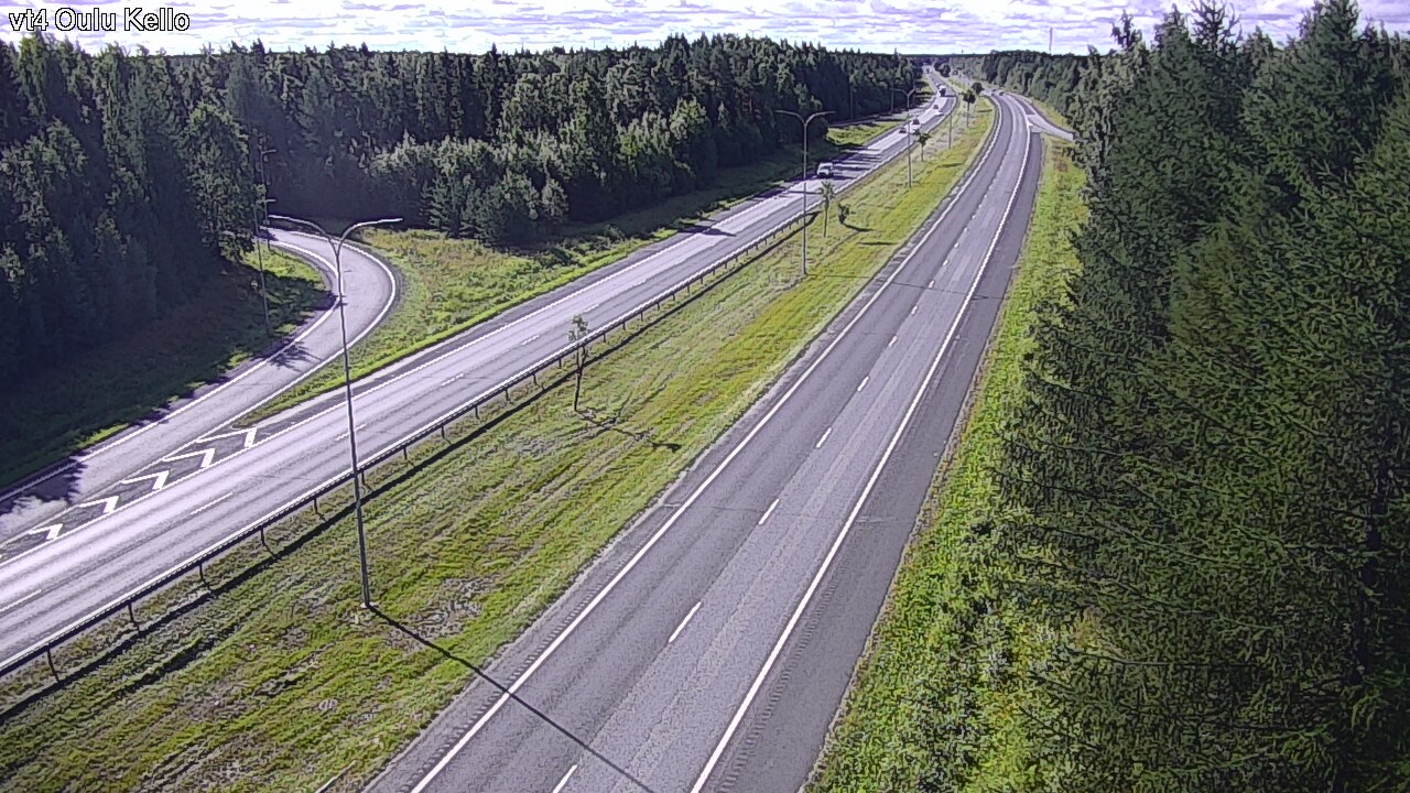 Kelikamerat Kuva Tie 4 Oulu, Kello, Oulu, Pohjois-Pohjanmaa