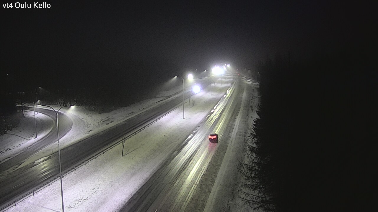 Weather Camera Image Road 4 Oulu, Kello, Oulu, Pohjois-Pohjanmaa