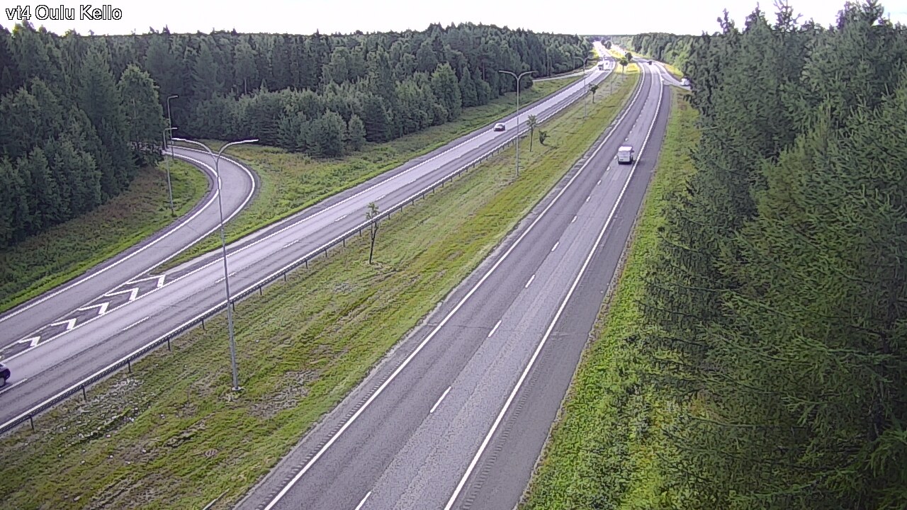 Weather Camera Image Road 4 Oulu, Kello, Oulu, Pohjois-Pohjanmaa
