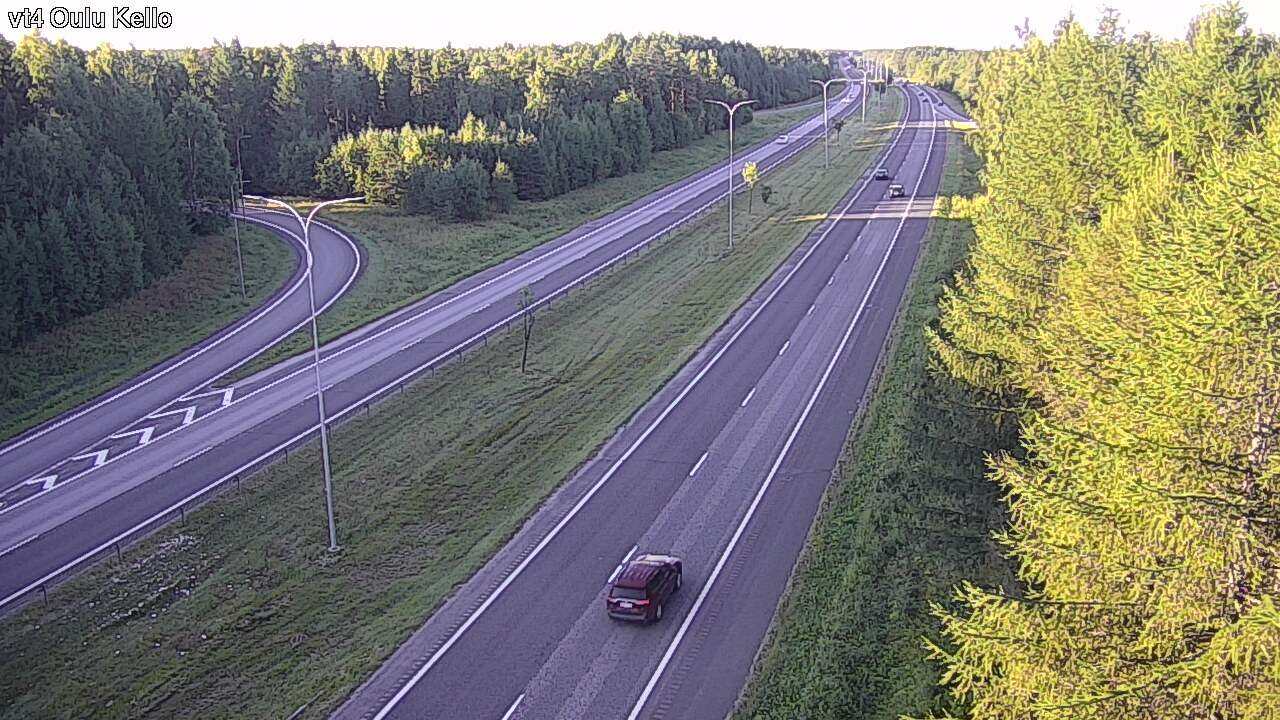 Weather Camera Image Road 4 Oulu, Kello, Oulu, Pohjois-Pohjanmaa