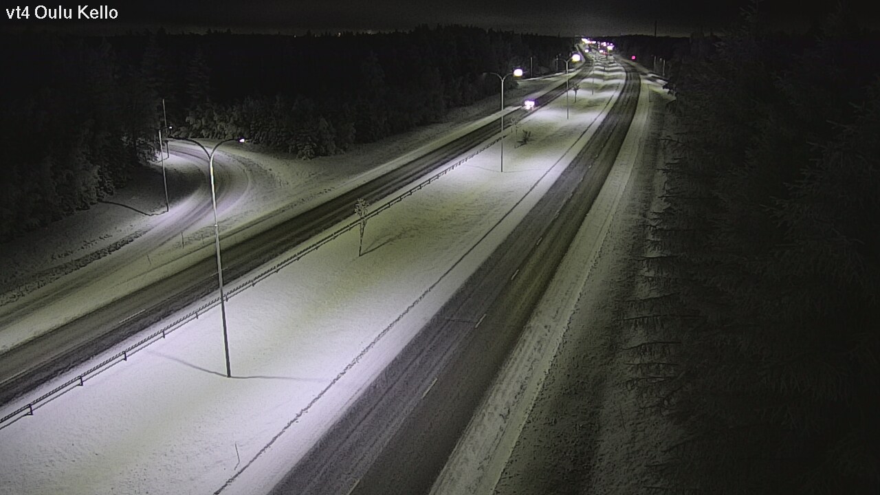 Weather Camera Image Road 4 Oulu, Kello, Oulu, Pohjois-Pohjanmaa