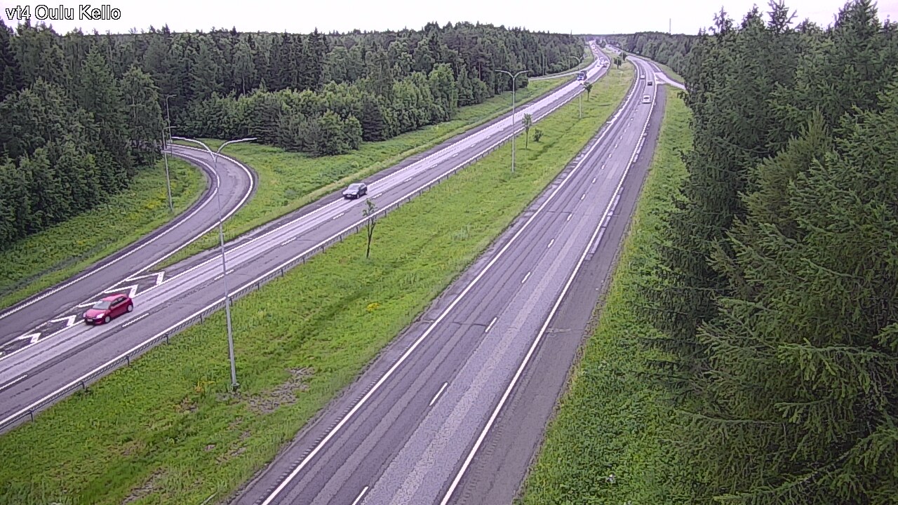 Weather Camera Image Road 4 Oulu, Kello, Oulu, Pohjois-Pohjanmaa