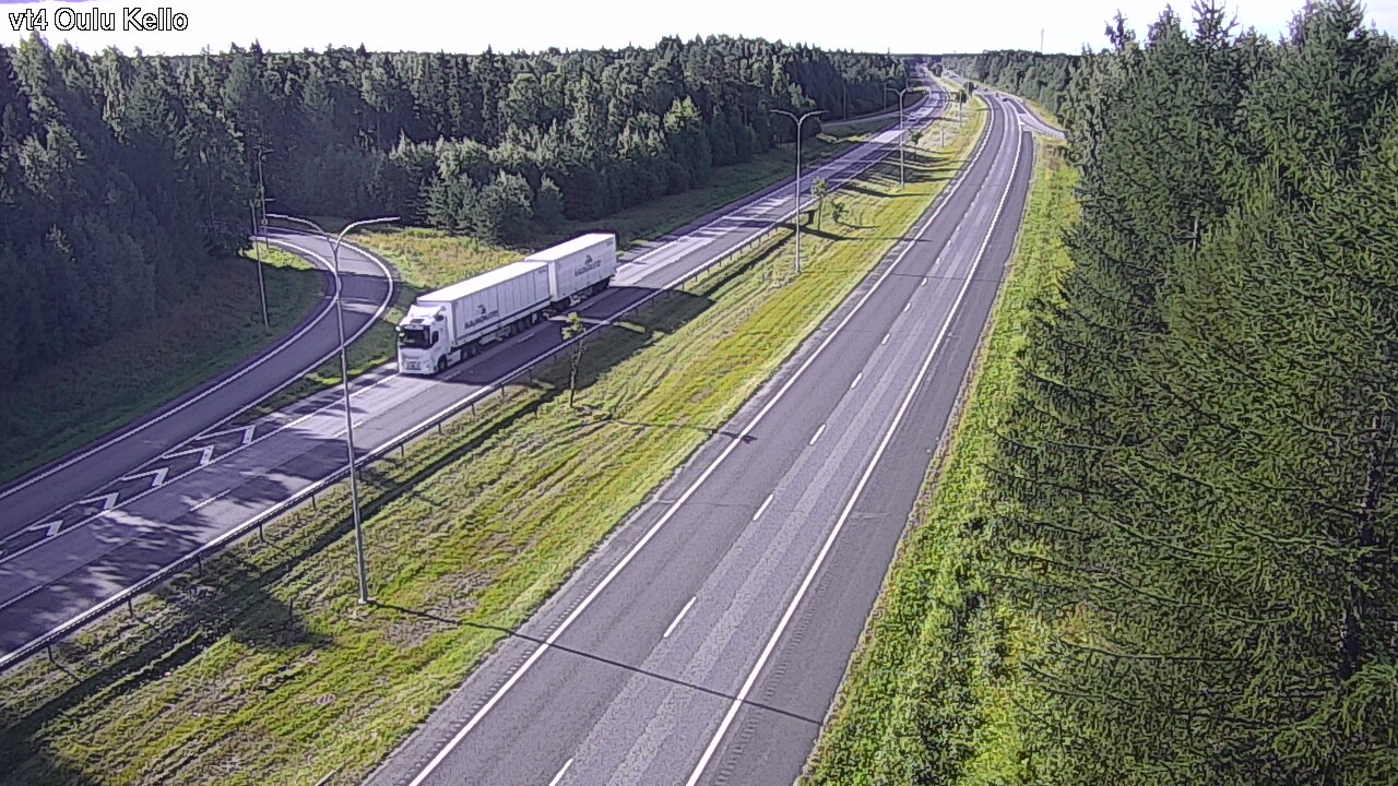 Weather Camera Image Road 4 Oulu, Kello, Oulu, Pohjois-Pohjanmaa