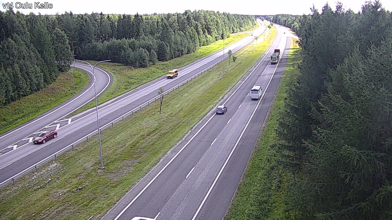 Kelikamerat Kuva Tie 4 Oulu, Kello, Oulu, Pohjois-Pohjanmaa