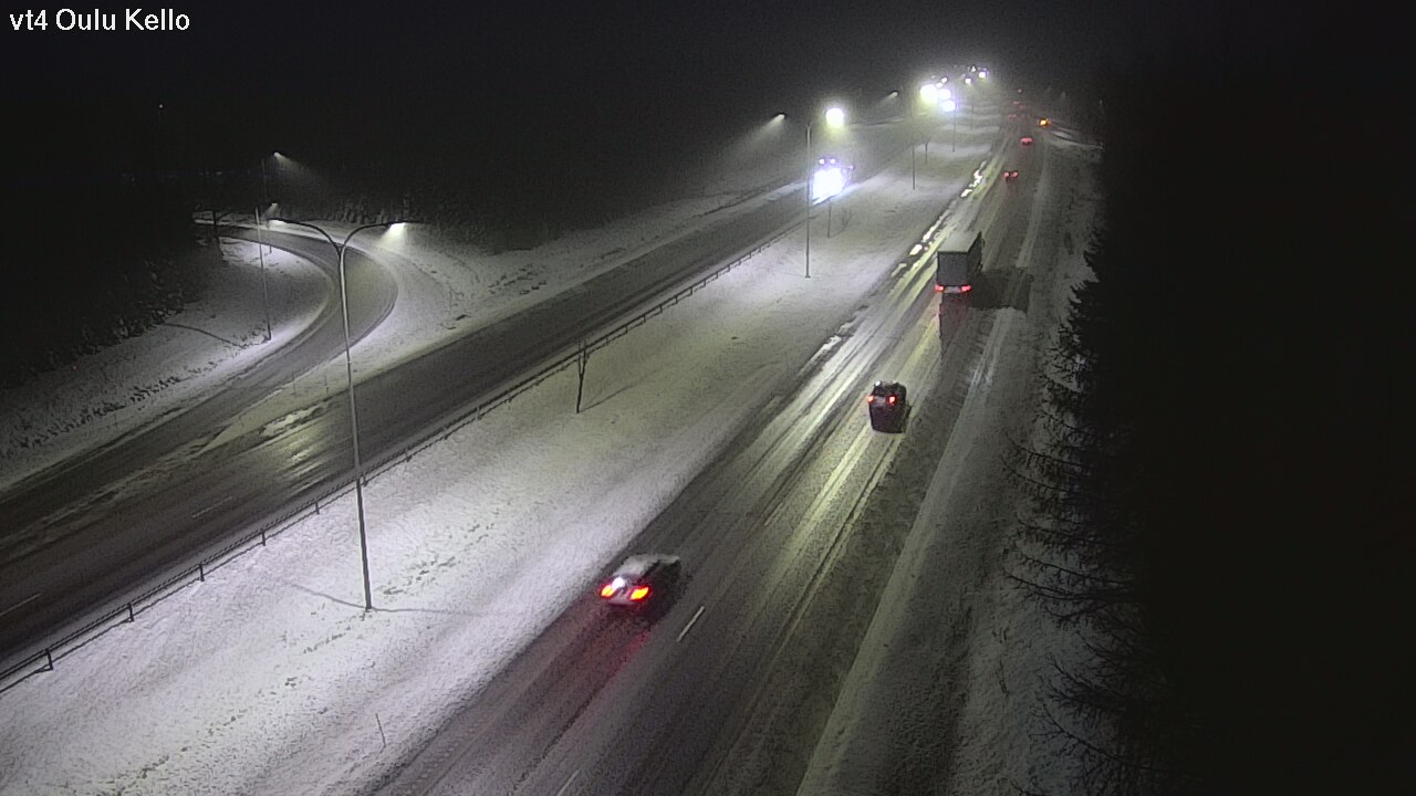 Weather Camera Image Road 4 Oulu, Kello, Oulu, Pohjois-Pohjanmaa