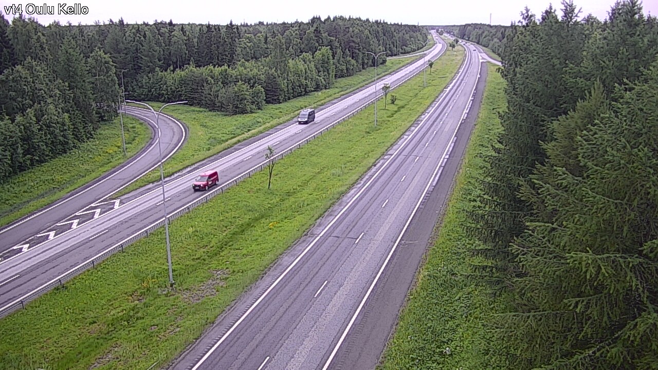 Weather Camera Image Road 4 Oulu, Kello, Oulu, Pohjois-Pohjanmaa