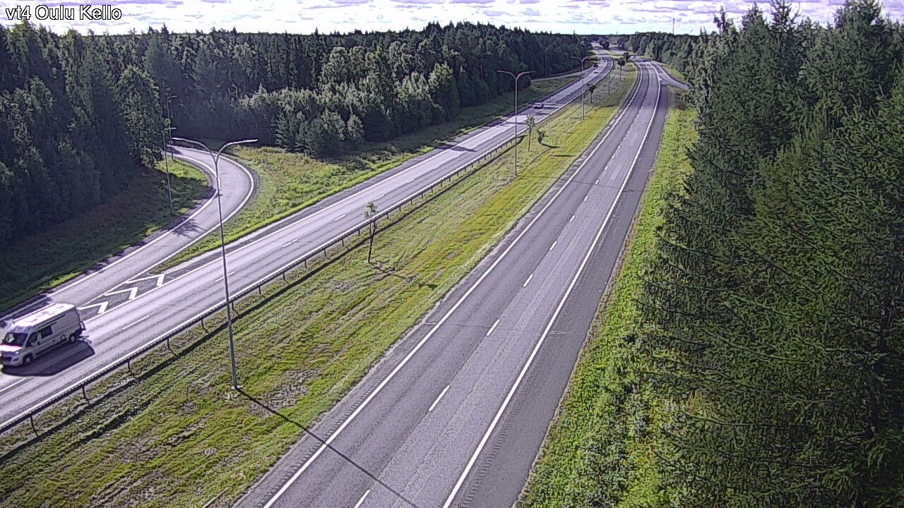 Weather Camera Image Road 4 Oulu, Kello, Oulu, Pohjois-Pohjanmaa