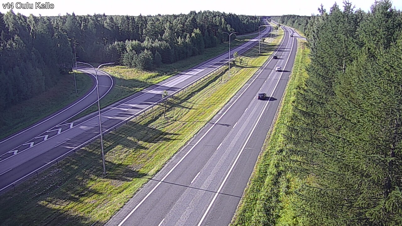 Weather Camera Image Road 4 Oulu, Kello, Oulu, Pohjois-Pohjanmaa