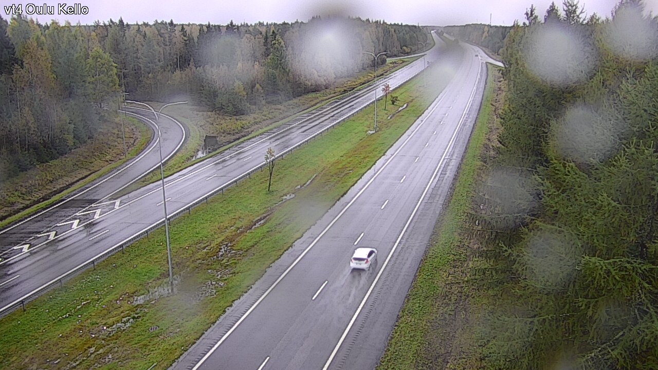 Weather Camera Image Road 4 Oulu, Kello, Oulu, Pohjois-Pohjanmaa