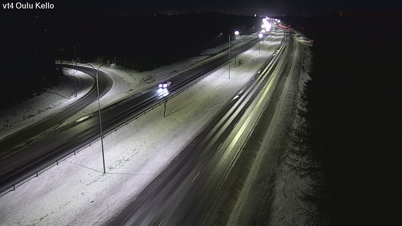 Weather Camera Image Väg 4 Uleåborg, Kello, Oulu, Pohjois-Pohjanmaa