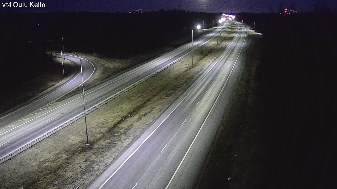 Weather Camera Image Väg 4 Uleåborg, Kello, Oulu, Pohjois-Pohjanmaa