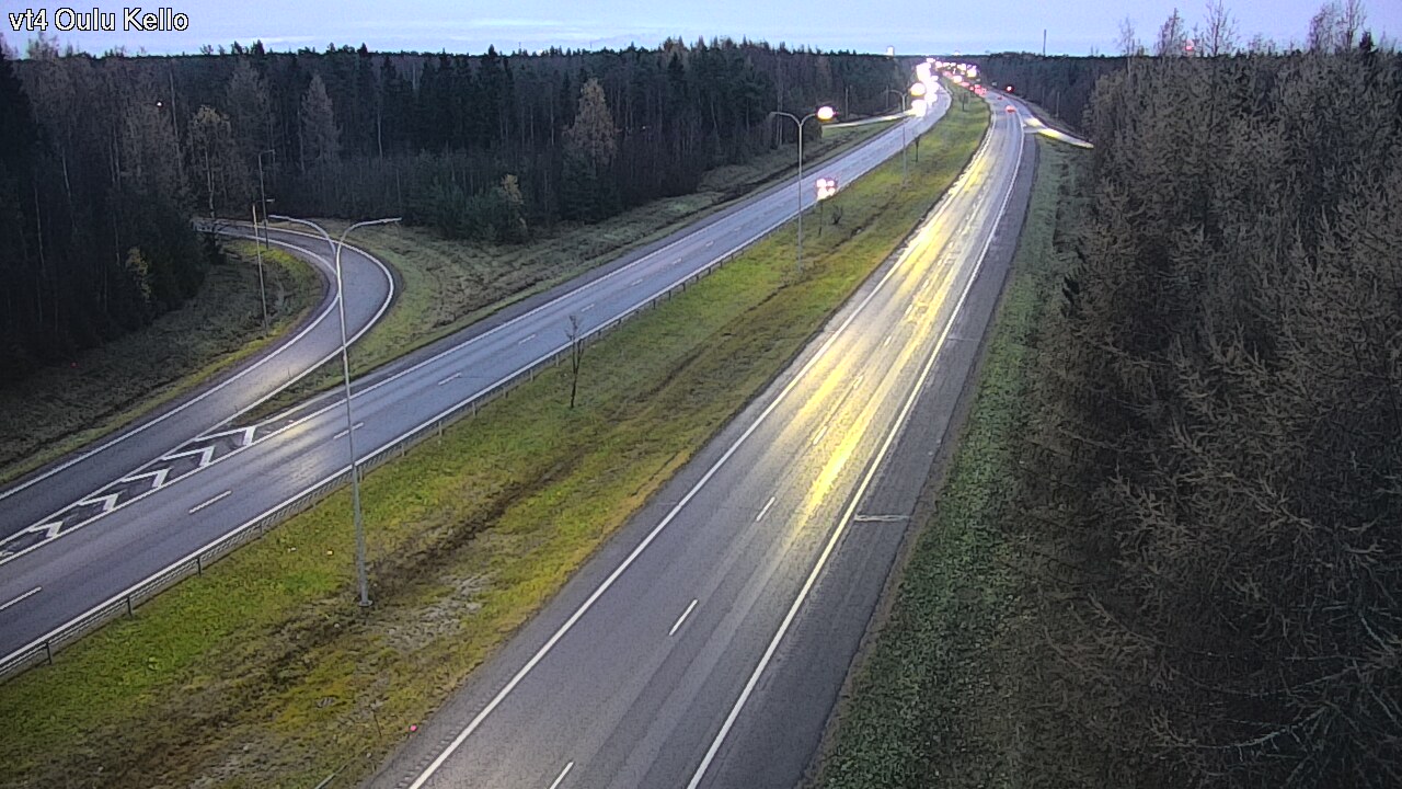 Kelikamerat Kuva Tie 4 Oulu, Kello, Oulu, Pohjois-Pohjanmaa