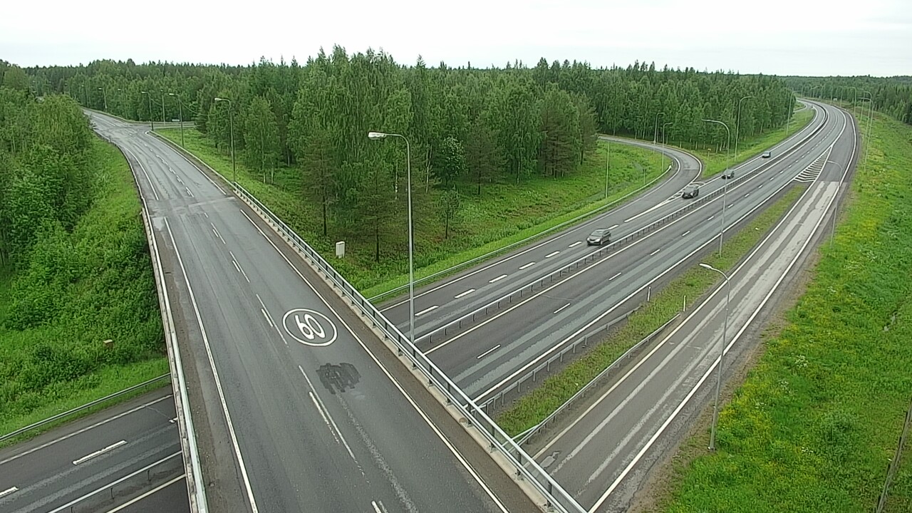 Weather Camera Image Road 4 Oulu, Asemakylä, Oulu, Pohjois-Pohjanmaa