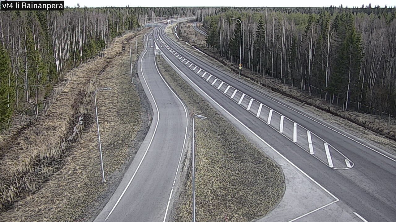Weather Camera Image Väg 4 Ijo, Räinänperä, Ii, Pohjois-Pohjanmaa