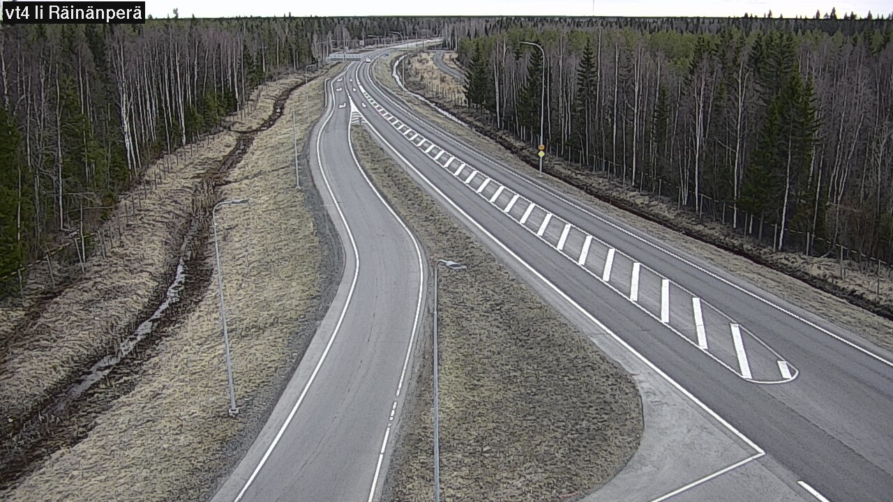 Weather Camera Image Väg 4 Ijo, Räinänperä, Ii, Pohjois-Pohjanmaa