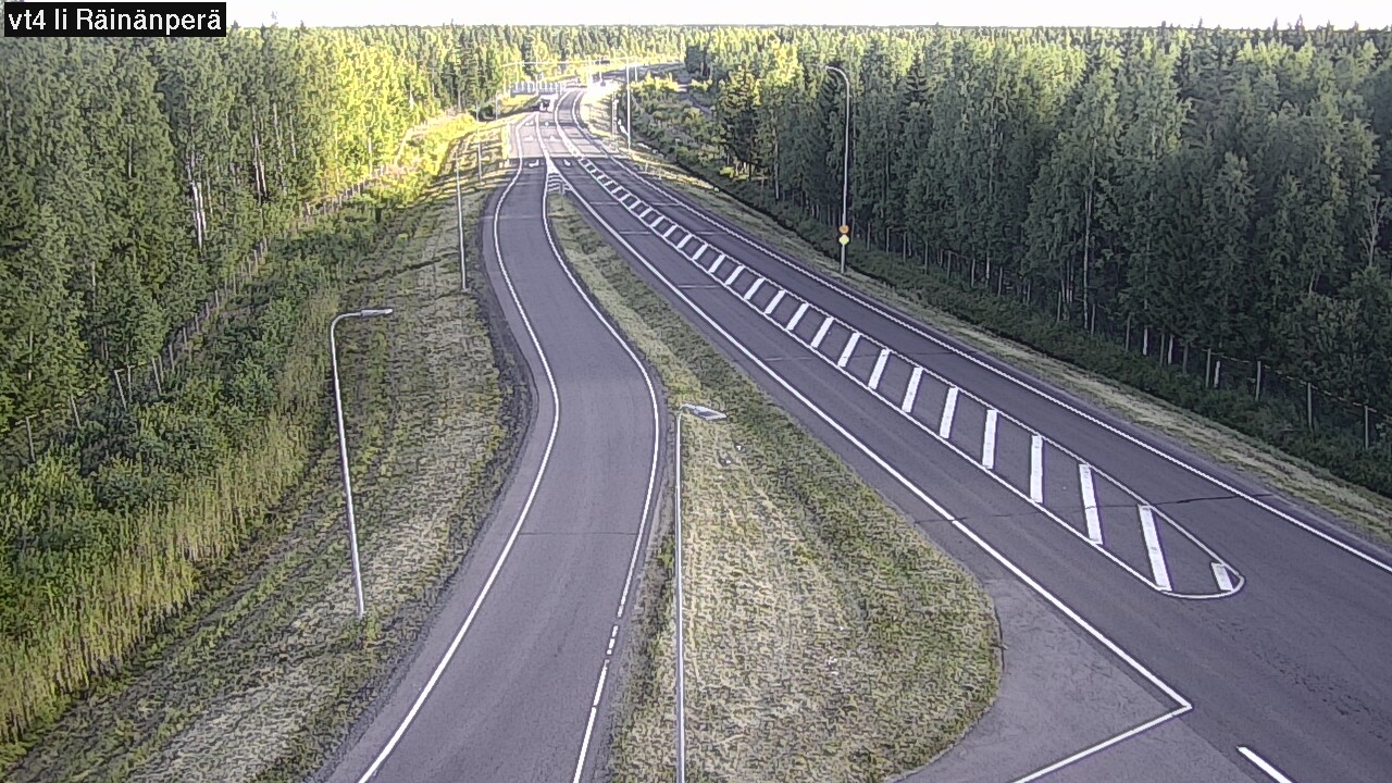 Weather Camera Image Väg 4 Ijo, Räinänperä, Ii, Pohjois-Pohjanmaa