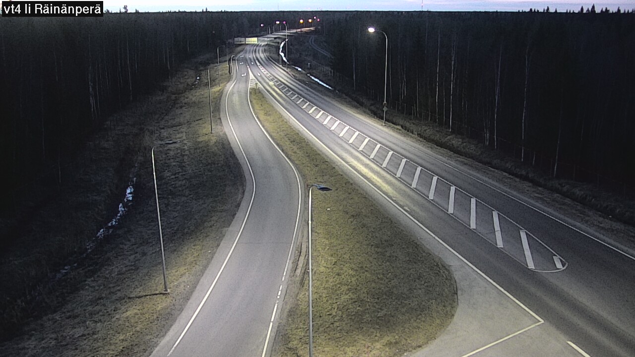 Weather Camera Image Väg 4 Ijo, Räinänperä, Ii, Pohjois-Pohjanmaa