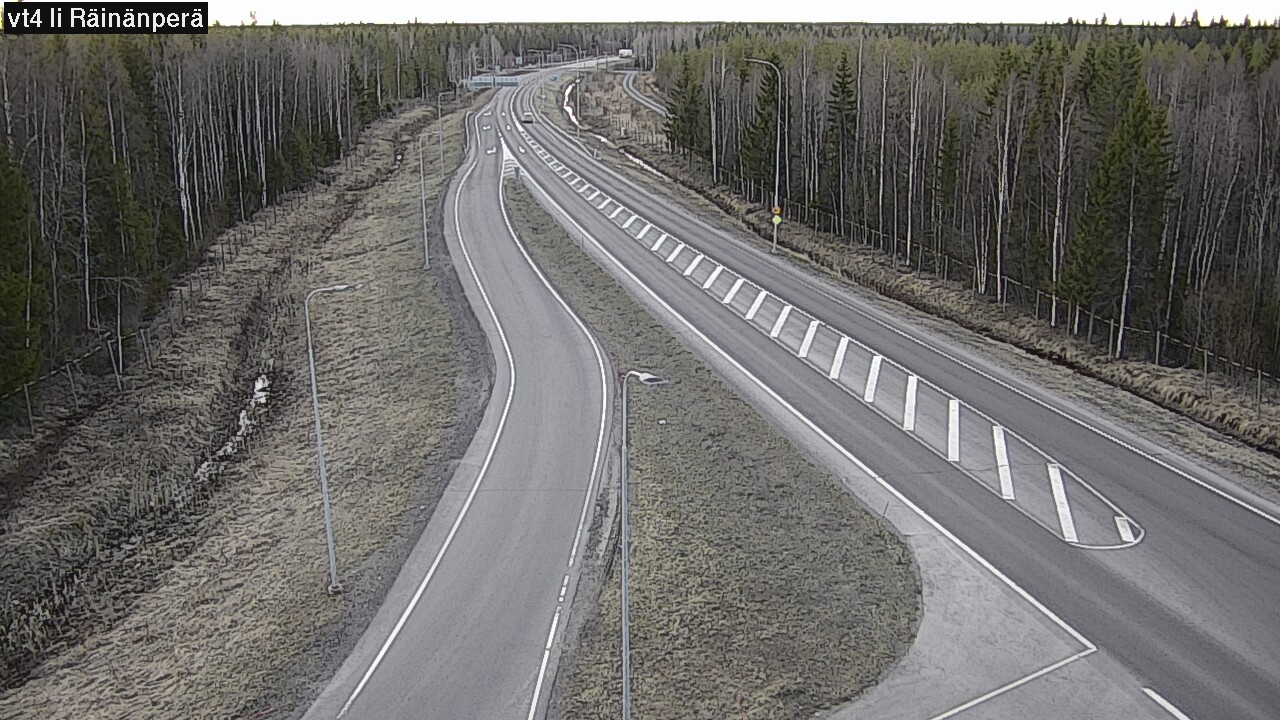 Weather Camera Image Väg 4 Ijo, Räinänperä, Ii, Pohjois-Pohjanmaa