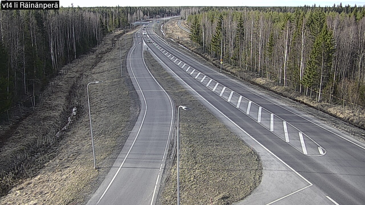 Weather Camera Image Väg 4 Ijo, Räinänperä, Ii, Pohjois-Pohjanmaa