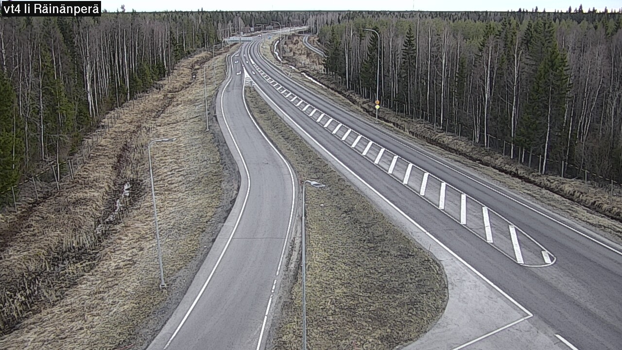 Weather Camera Image Väg 4 Ijo, Räinänperä, Ii, Pohjois-Pohjanmaa
