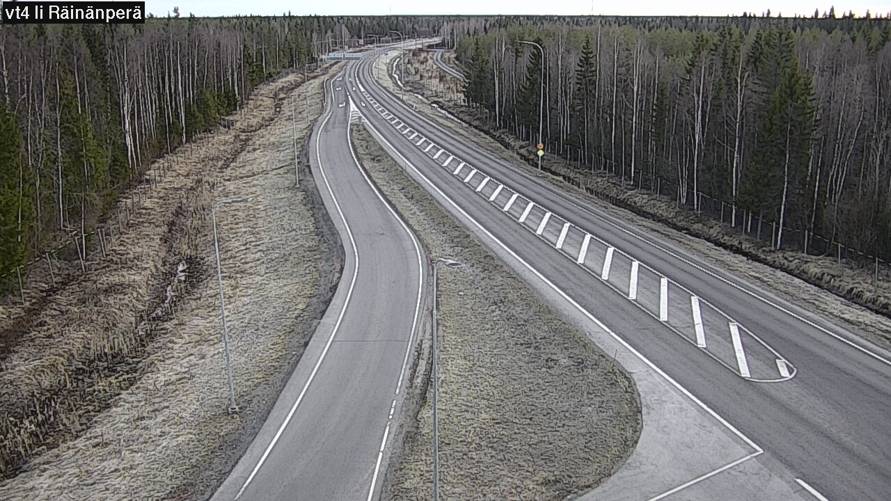 Weather Camera Image Väg 4 Ijo, Räinänperä, Ii, Pohjois-Pohjanmaa