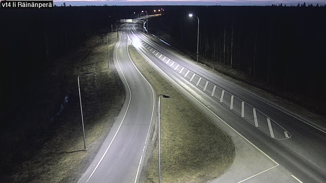 Weather Camera Image Väg 4 Ijo, Räinänperä, Ii, Pohjois-Pohjanmaa