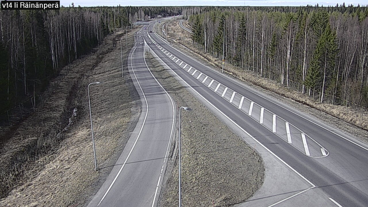 Weather Camera Image Väg 4 Ijo, Räinänperä, Ii, Pohjois-Pohjanmaa