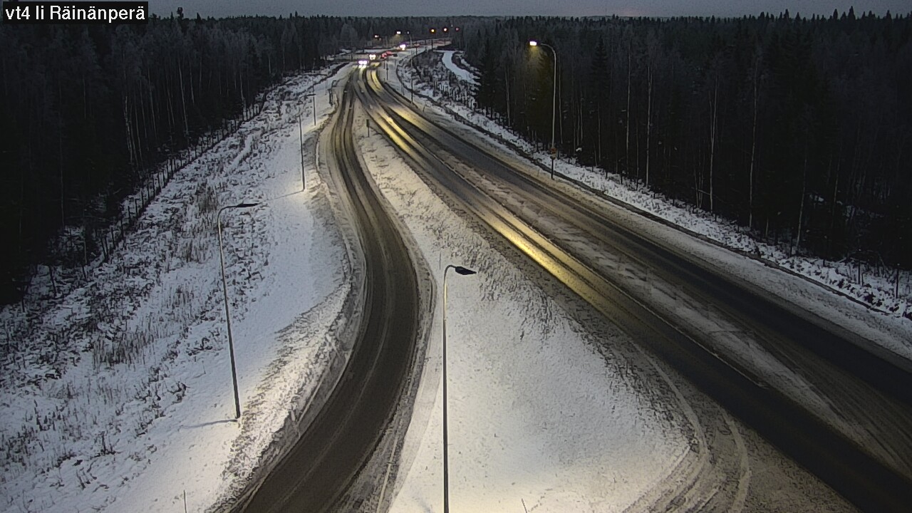 Weather Camera Image Väg 4 Ijo, Räinänperä, Ii, Pohjois-Pohjanmaa