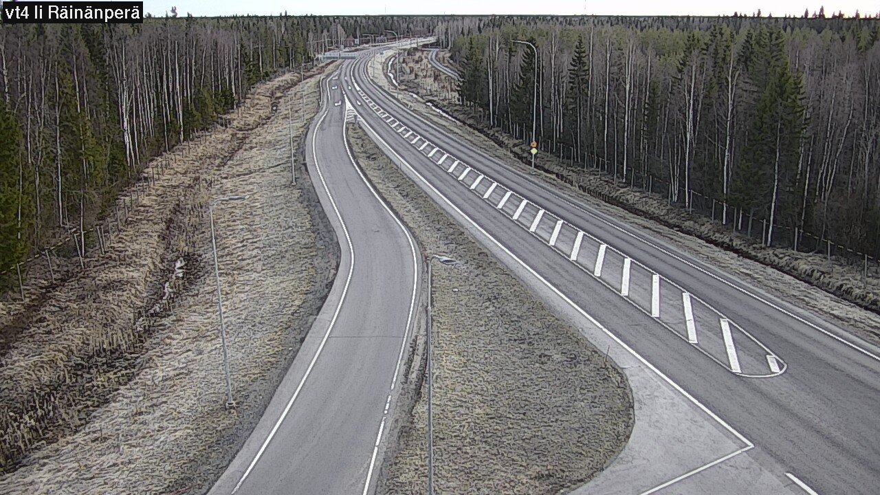 Weather Camera Image Väg 4 Ijo, Räinänperä, Ii, Pohjois-Pohjanmaa