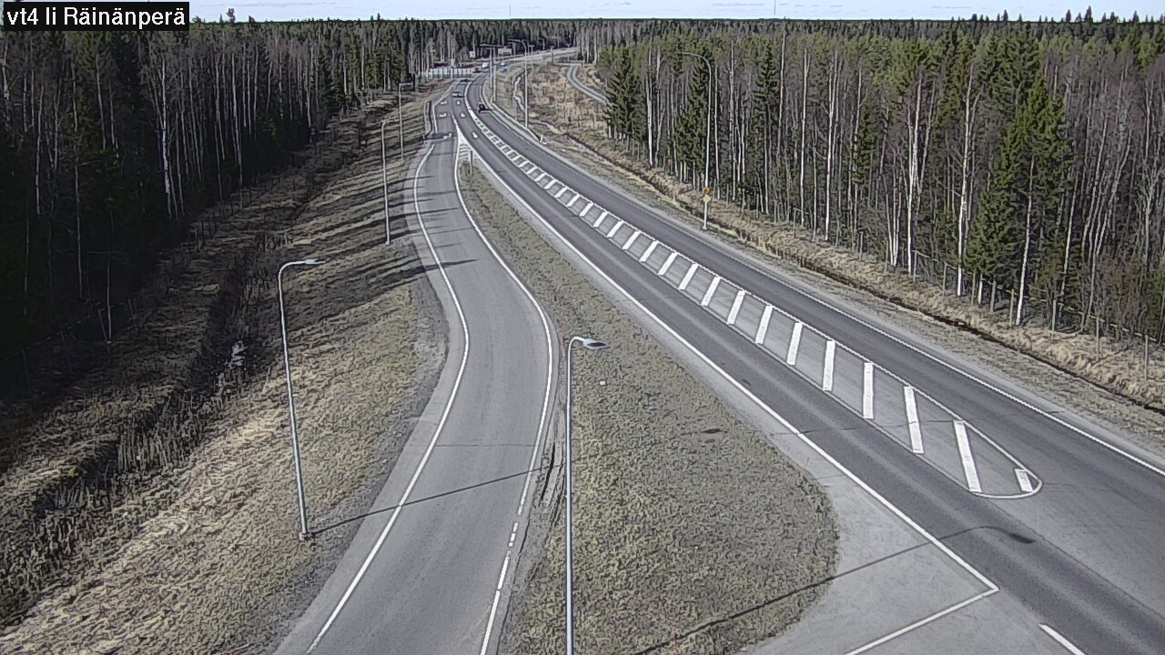 Weather Camera Image Väg 4 Ijo, Räinänperä, Ii, Pohjois-Pohjanmaa