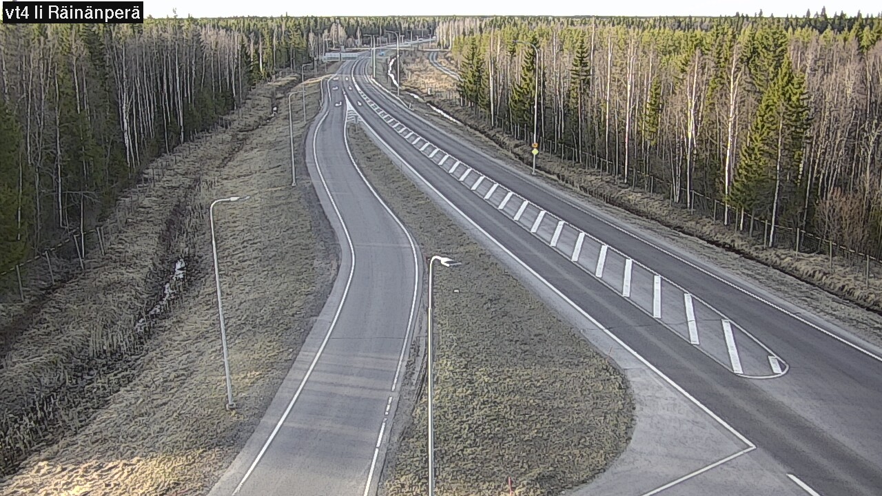 Weather Camera Image Väg 4 Ijo, Räinänperä, Ii, Pohjois-Pohjanmaa
