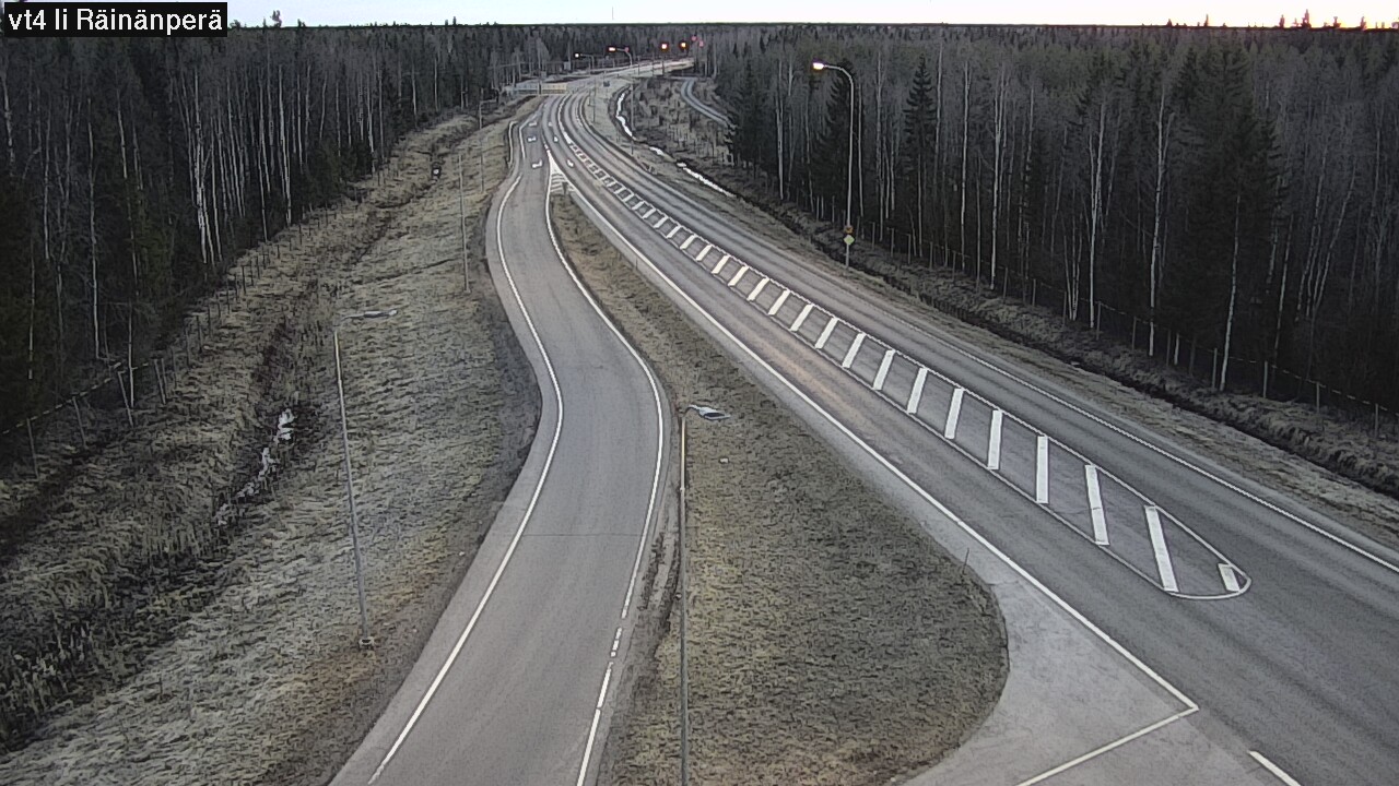 Weather Camera Image Väg 4 Ijo, Räinänperä, Ii, Pohjois-Pohjanmaa