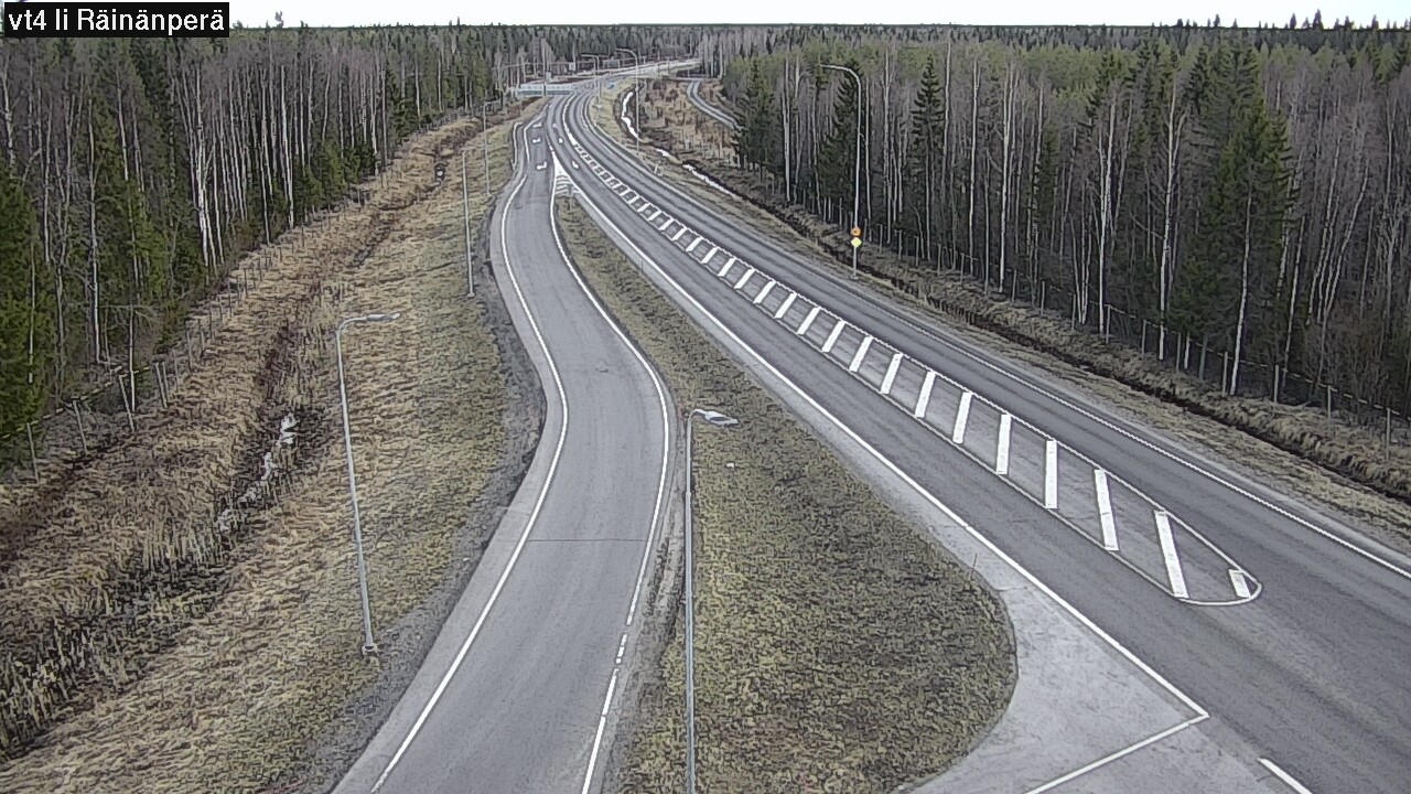 Weather Camera Image Väg 4 Ijo, Räinänperä, Ii, Pohjois-Pohjanmaa