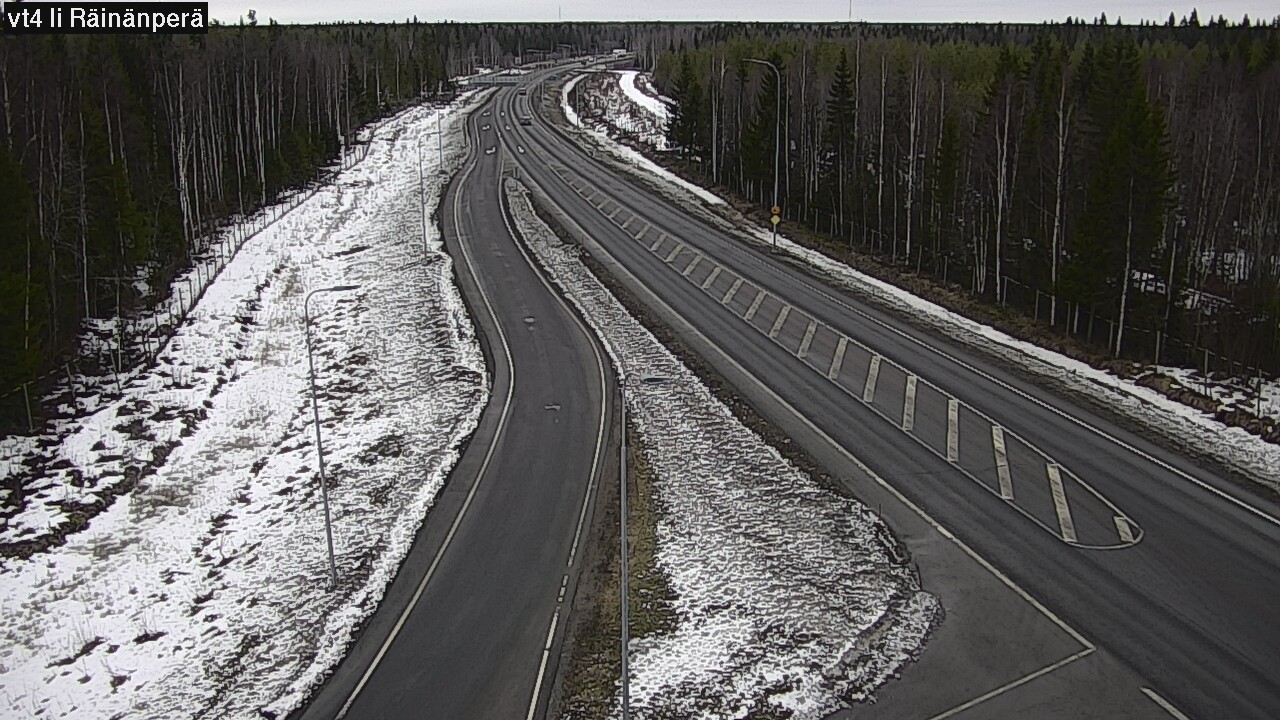 Weather Camera Image Väg 4 Ijo, Räinänperä, Ii, Pohjois-Pohjanmaa