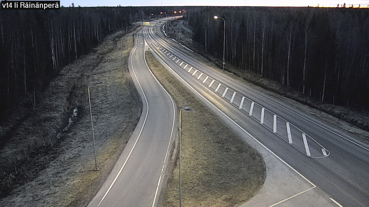 Weather Camera Image Väg 4 Ijo, Räinänperä, Ii, Pohjois-Pohjanmaa