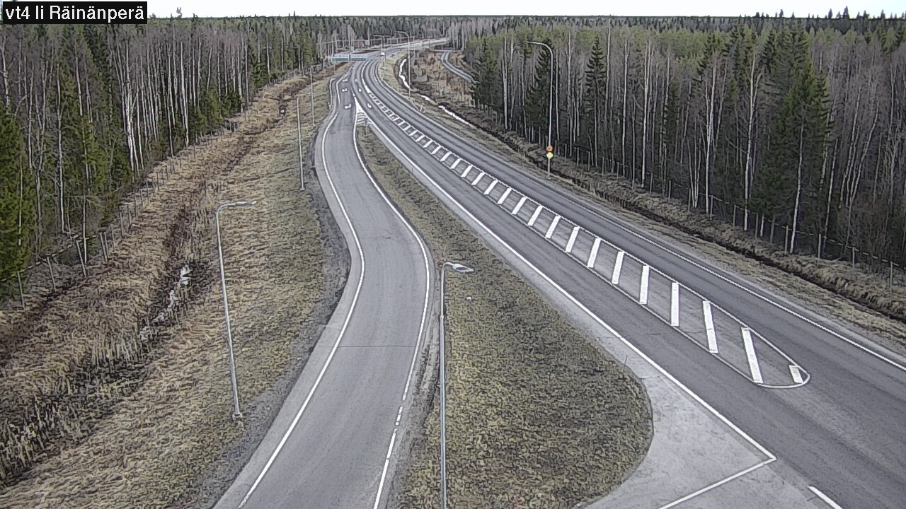Weather Camera Image Väg 4 Ijo, Räinänperä, Ii, Pohjois-Pohjanmaa