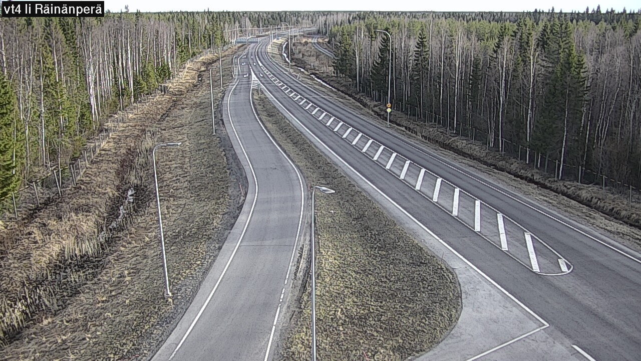Weather Camera Image Väg 4 Ijo, Räinänperä, Ii, Pohjois-Pohjanmaa
