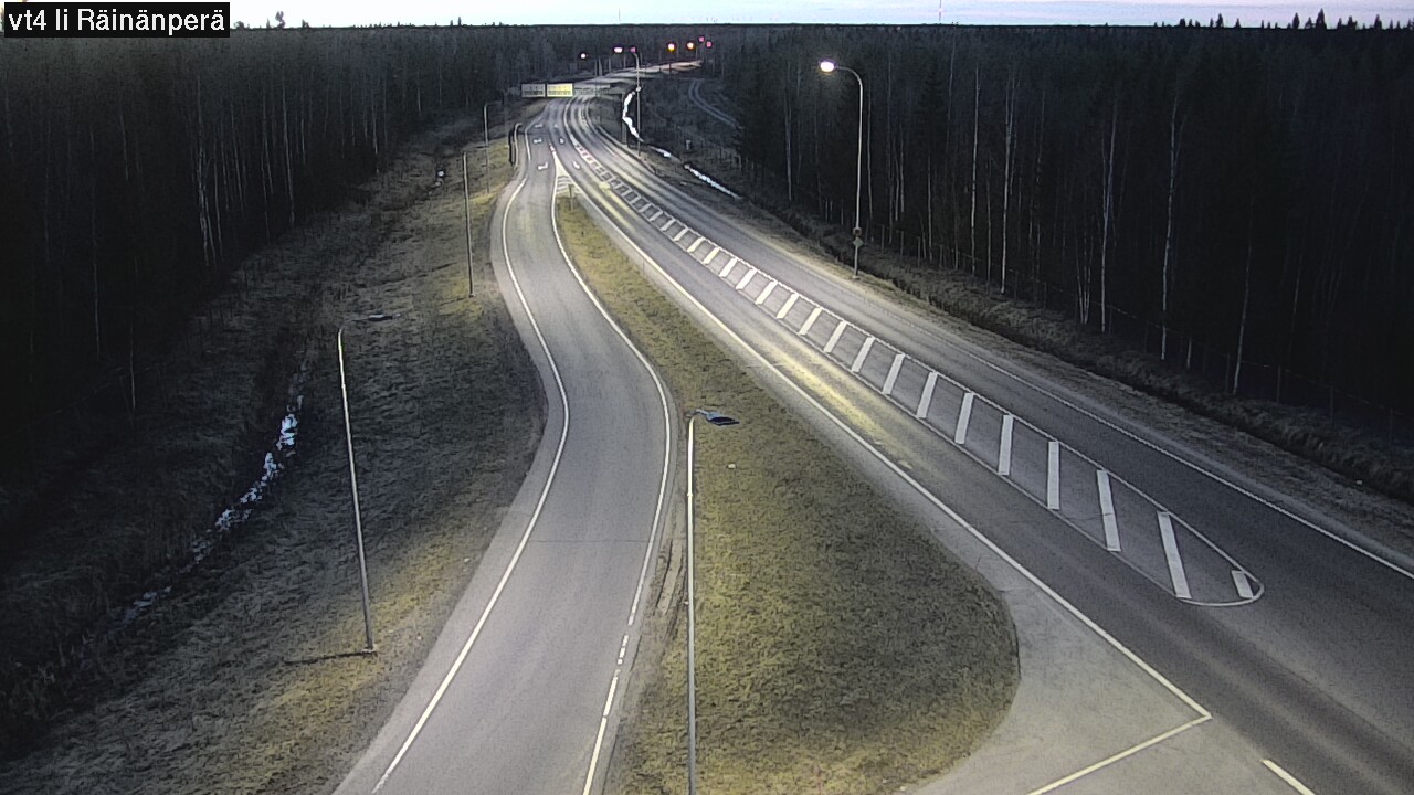 Weather Camera Image Väg 4 Ijo, Räinänperä, Ii, Pohjois-Pohjanmaa