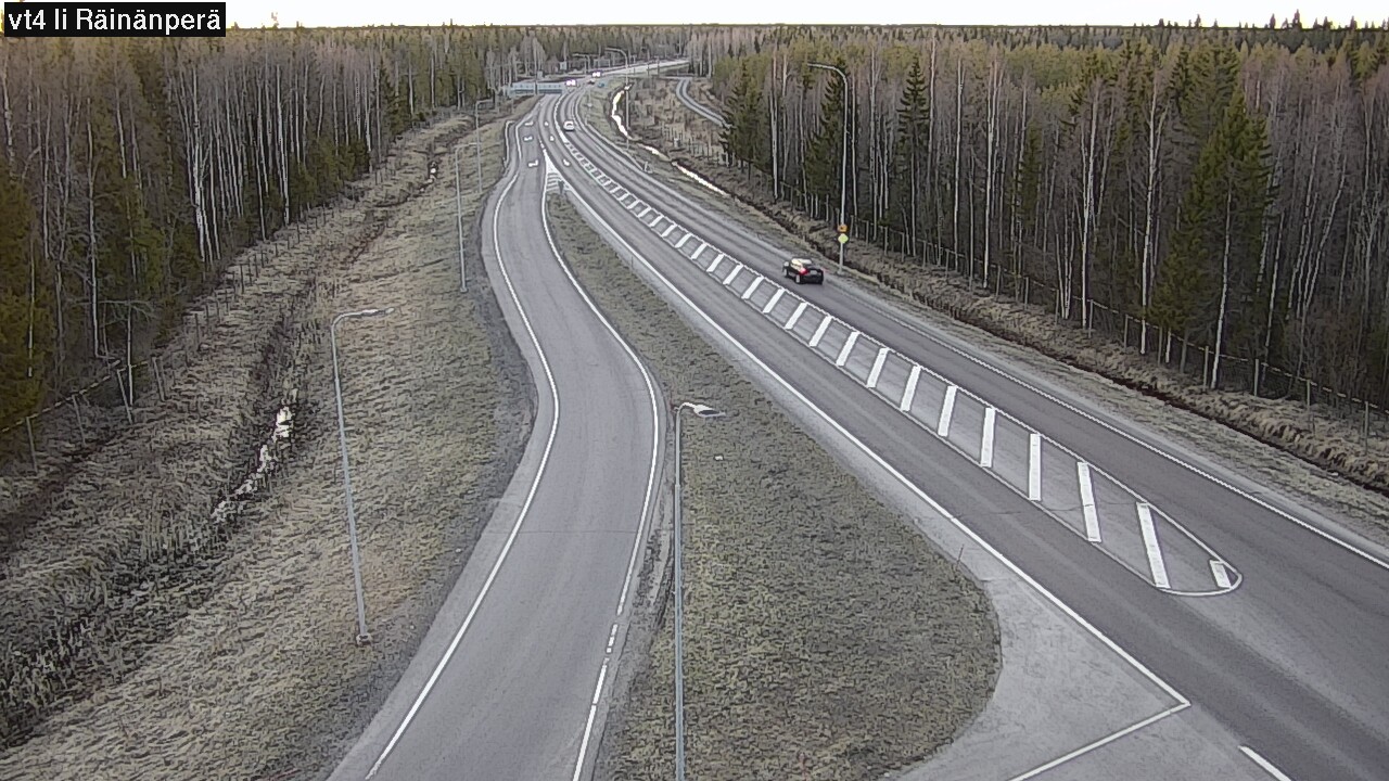 Weather Camera Image Väg 4 Ijo, Räinänperä, Ii, Pohjois-Pohjanmaa