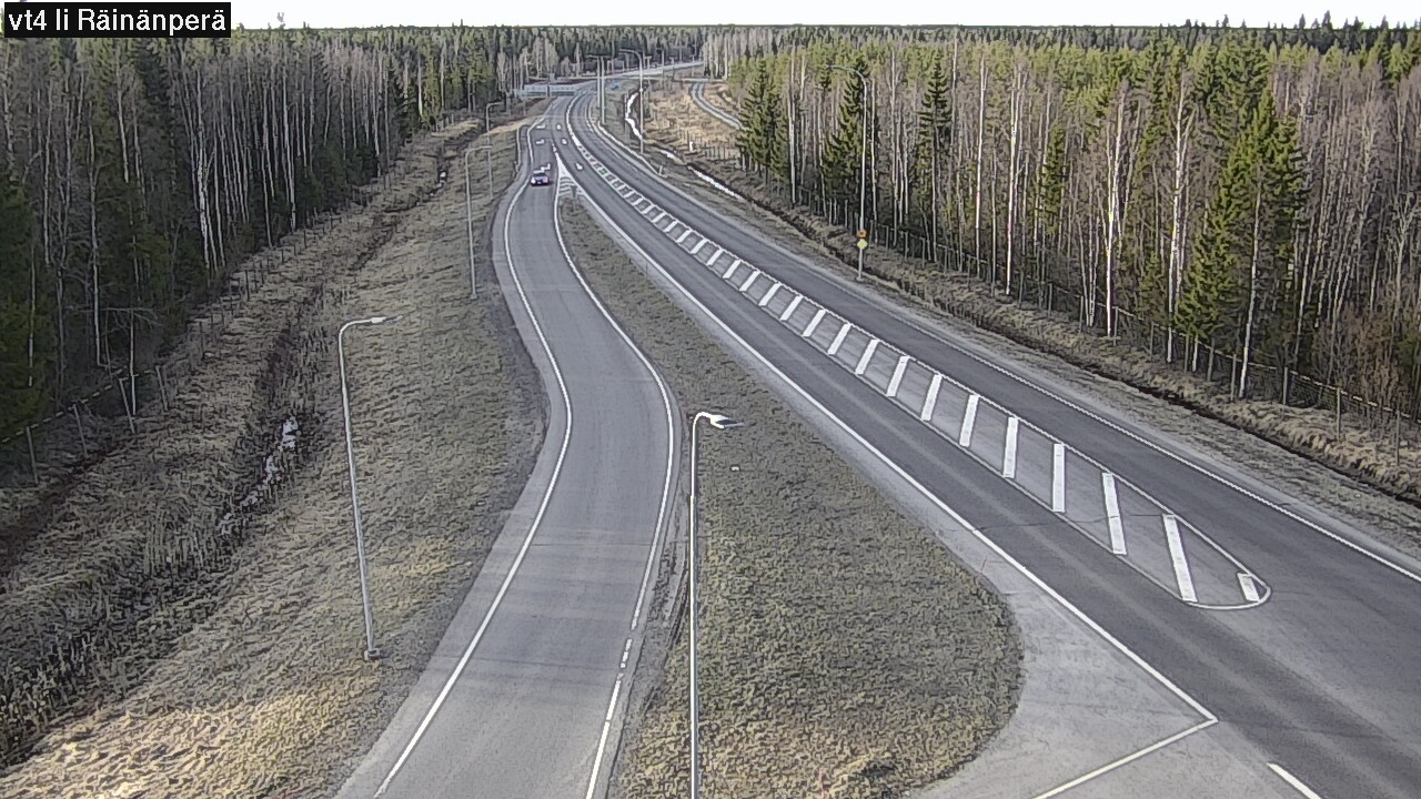 Weather Camera Image Väg 4 Ijo, Räinänperä, Ii, Pohjois-Pohjanmaa