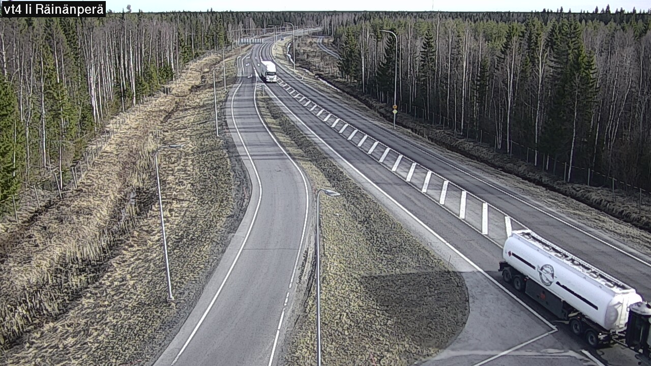 Weather Camera Image Väg 4 Ijo, Räinänperä, Ii, Pohjois-Pohjanmaa