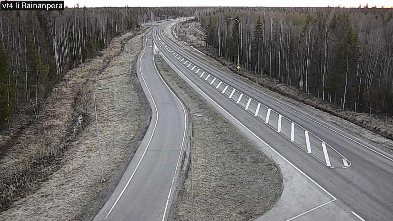 Weather Camera Image Väg 4 Ijo, Räinänperä, Ii, Pohjois-Pohjanmaa