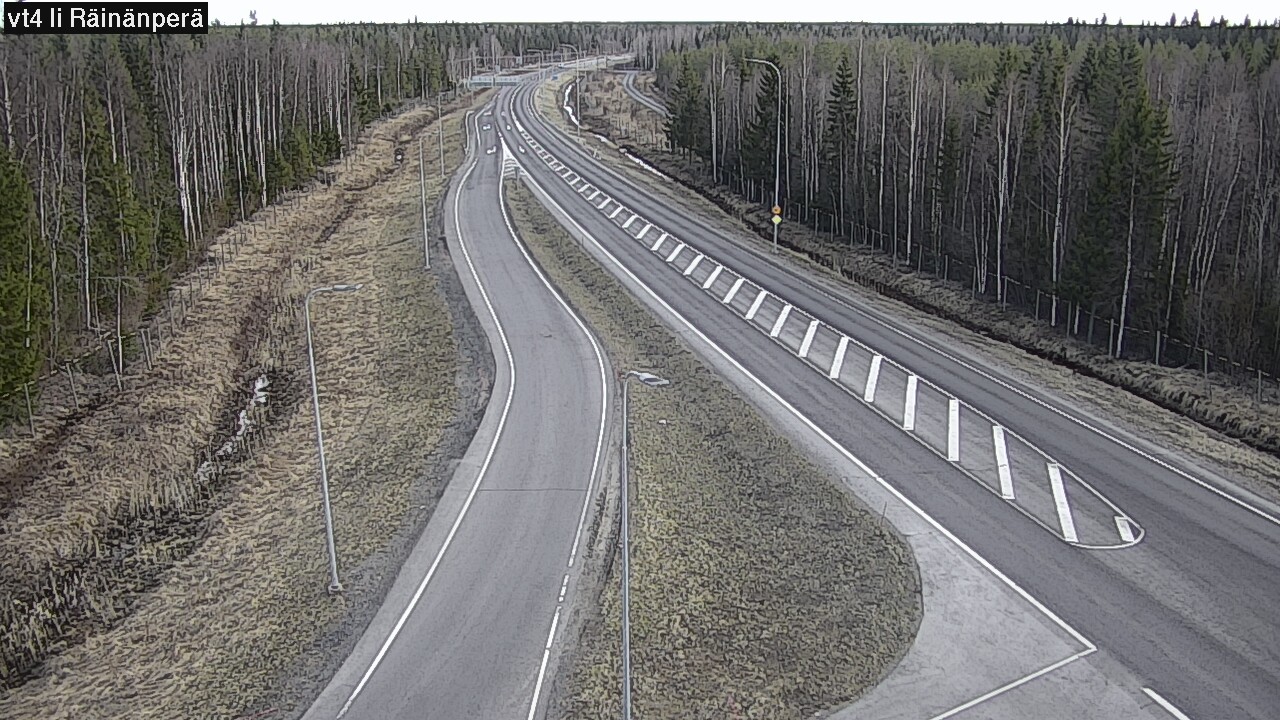 Weather Camera Image Väg 4 Ijo, Räinänperä, Ii, Pohjois-Pohjanmaa