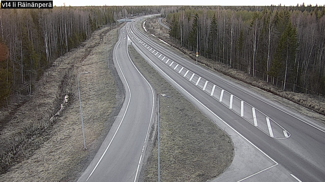 Weather Camera Image Väg 4 Ijo, Räinänperä, Ii, Pohjois-Pohjanmaa