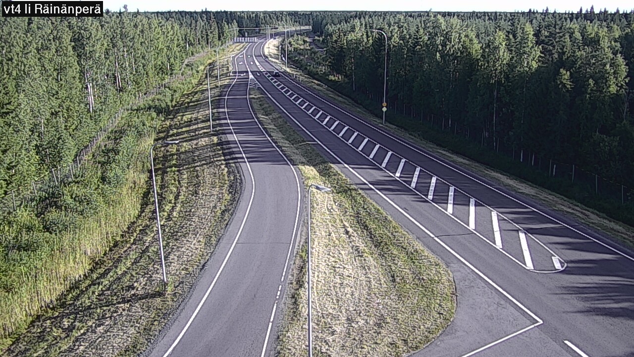 Weather Camera Image Väg 4 Ijo, Räinänperä, Ii, Pohjois-Pohjanmaa