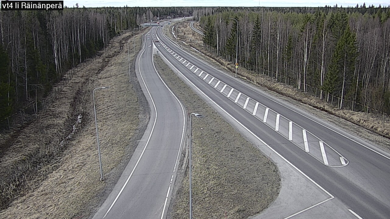 Weather Camera Image Väg 4 Ijo, Räinänperä, Ii, Pohjois-Pohjanmaa