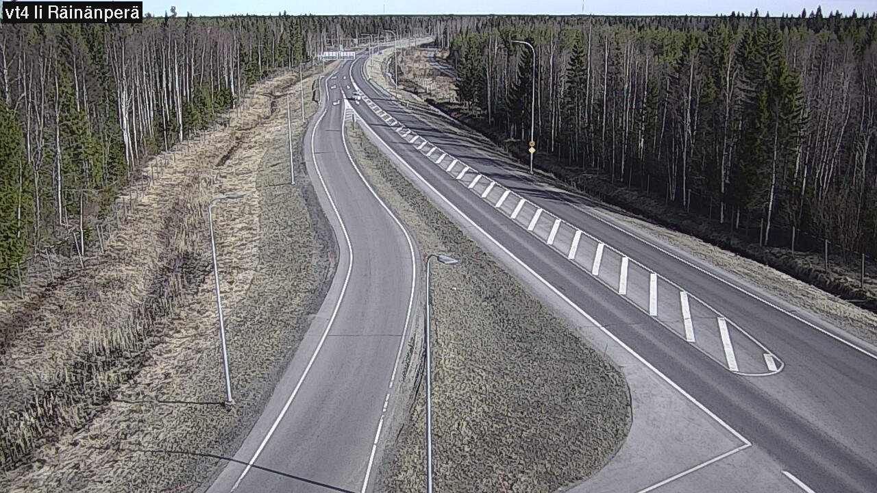 Weather Camera Image Väg 4 Ijo, Räinänperä, Ii, Pohjois-Pohjanmaa