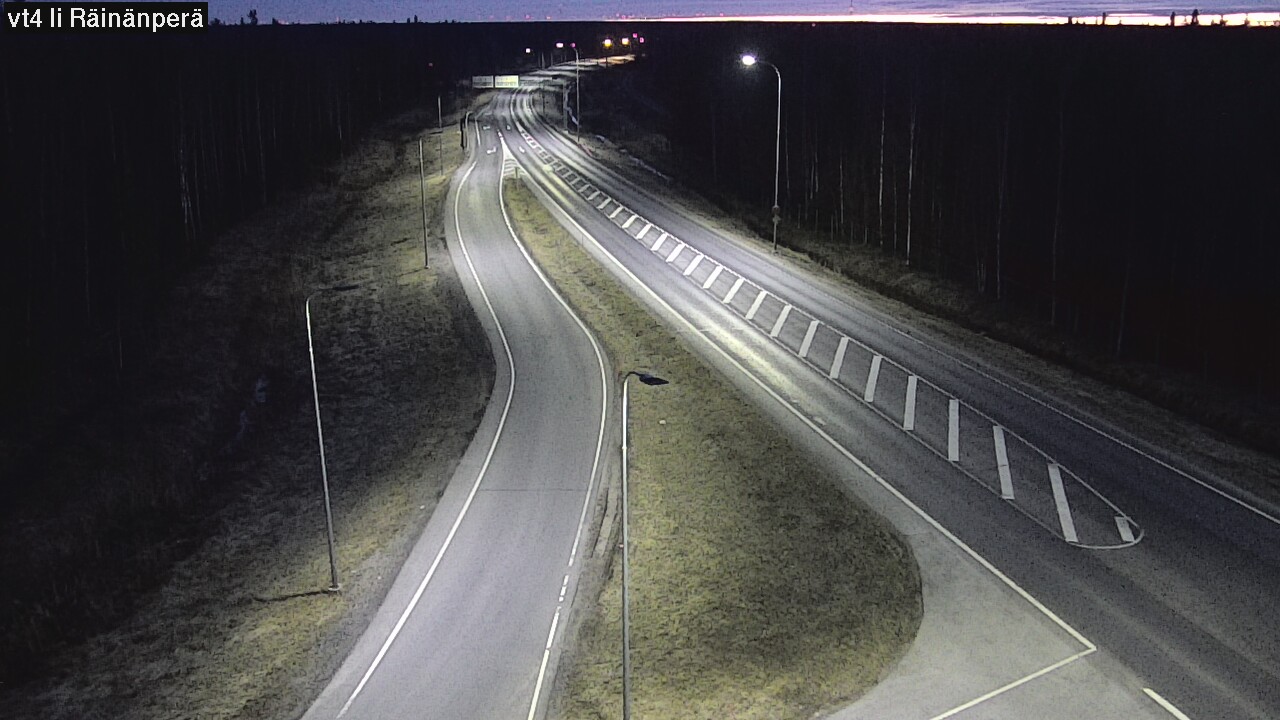 Weather Camera Image Väg 4 Ijo, Räinänperä, Ii, Pohjois-Pohjanmaa